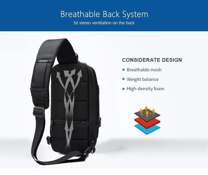 Anti Theft Backpack with 3 Digit Lock - RAPBLUE