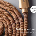 MCDODO Lightning Bolt - Smart Braided Charging Cable - 6FT - RAPBLUE