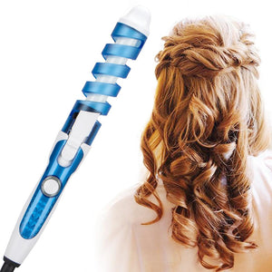 Magic Spiral Curling Iron Professional Hair Curler Self Curling Iron for Long Hair - RAPBLUE