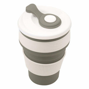 Collapsible BPA FREE Silicone Travel Coffee Mug Cup - RAPBLUE