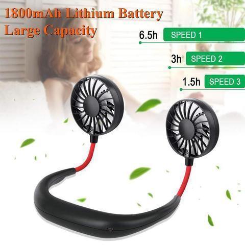 Hand free personal fan - RAPBLUE