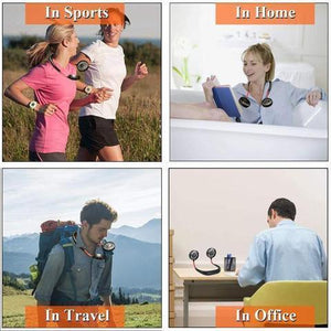 Hand free personal fan - RAPBLUE