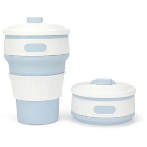 Collapsible BPA FREE Silicone Travel Coffee Mug Cup - RAPBLUE