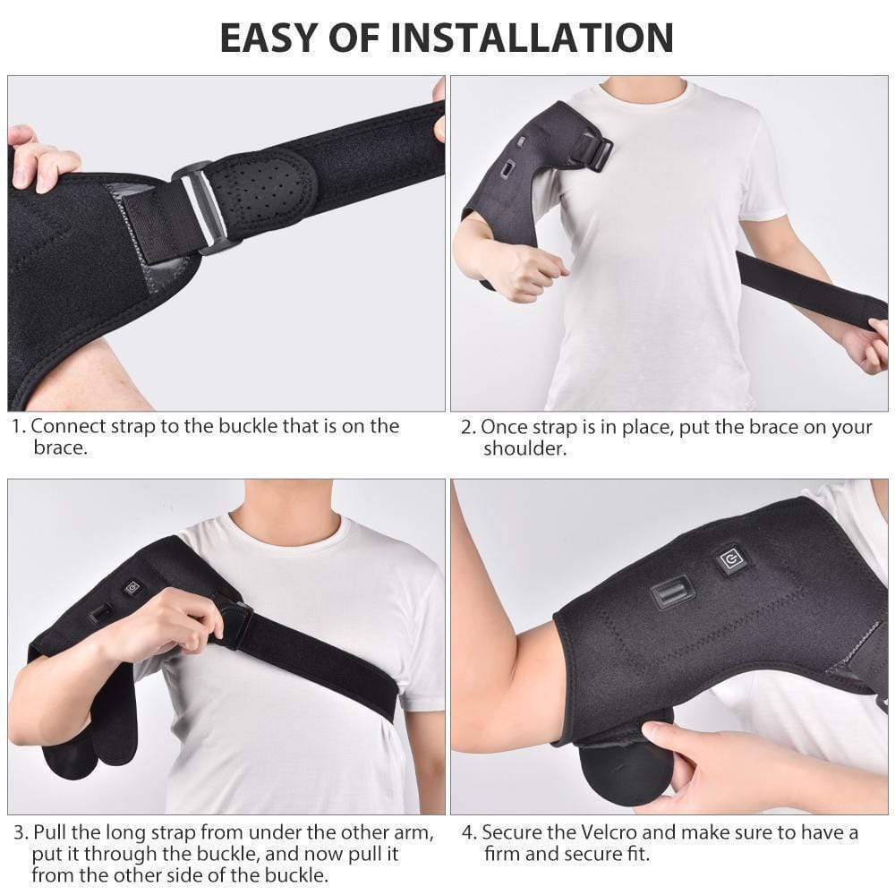 Shoulder pain relief 0 heat therapy shoulder brace - RAPBLUE