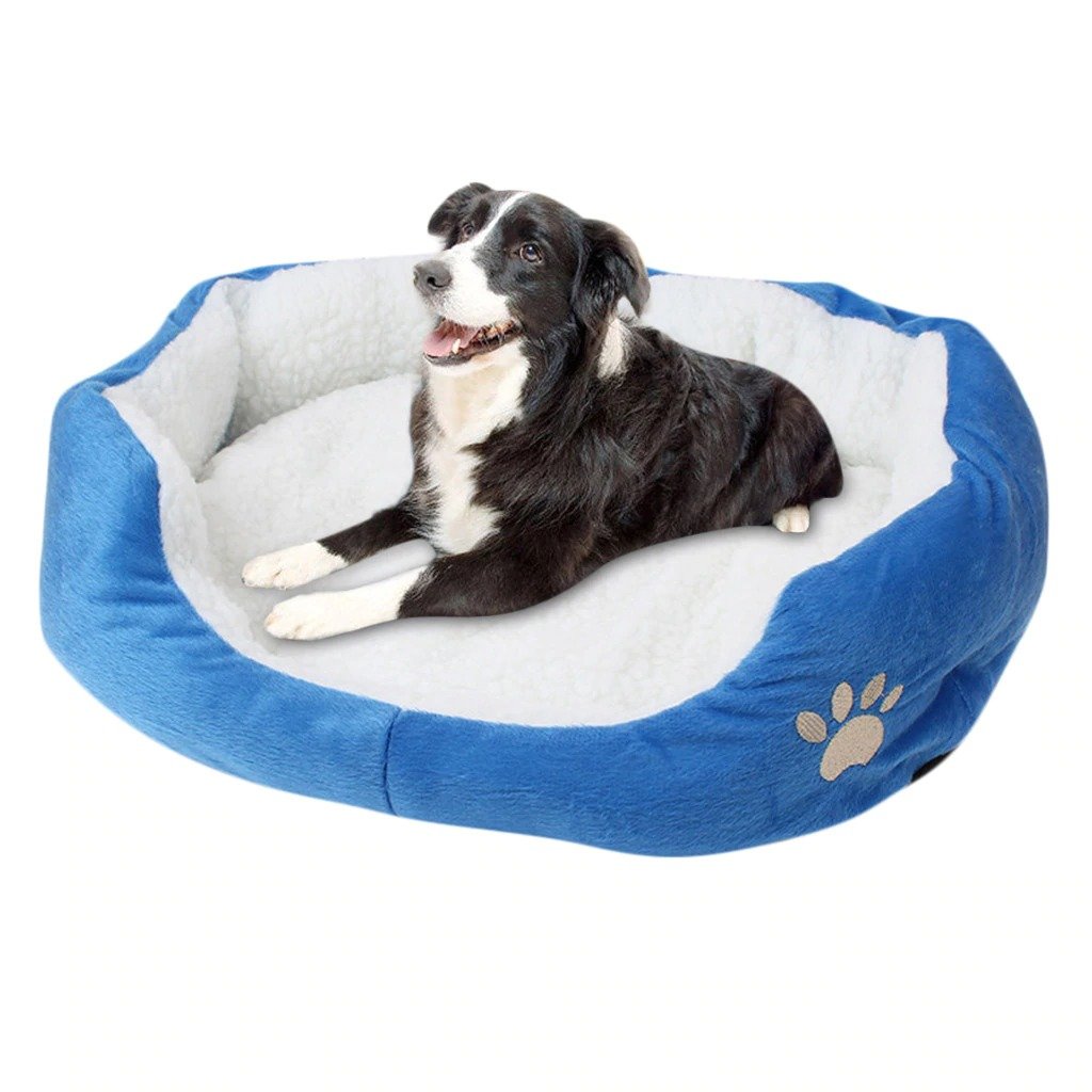 Deluxe Warm Soft Dog Bed - RAPBLUE