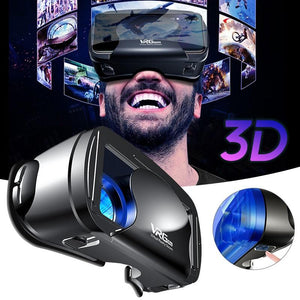 3D Virtual Glasses Virtual Reality Headset Cardboard - RAPBLUE