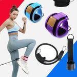 D Ring Ankle Strap Resistance Bands Booty Butt Workout - RAPBLUE