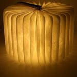 Wooden Book LED Magnetic Foldable Rechargeable Light - RAPBLUE