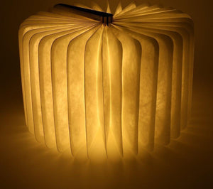 Wooden Book LED Magnetic Foldable Rechargeable Light - RAPBLUE