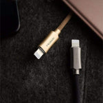 MCDODO Lightning Bolt - Smart Braided Charging Cable - 6FT - RAPBLUE