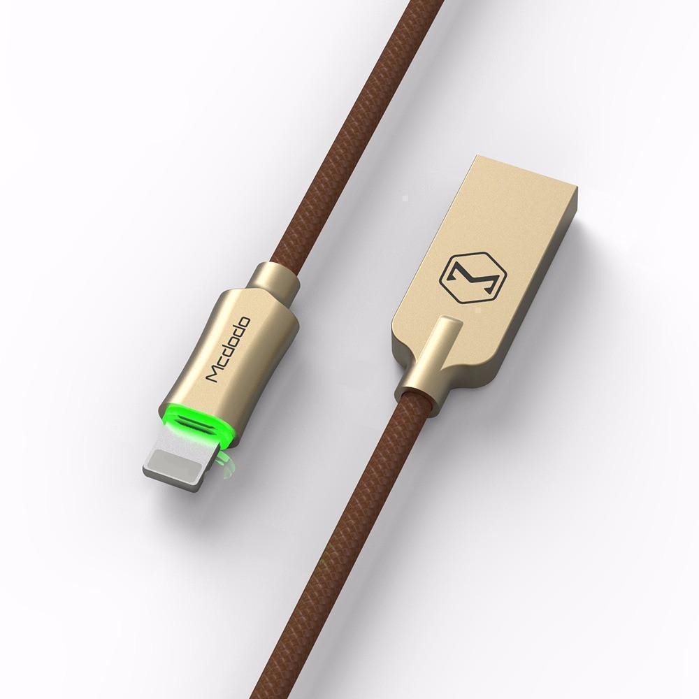 MCDODO Lightning Bolt - Smart Braided Charging Cable - 6FT - RAPBLUE