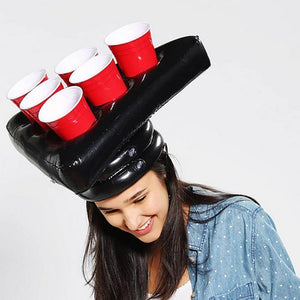 Inflatable Beer Pong Hat - RAPBLUE