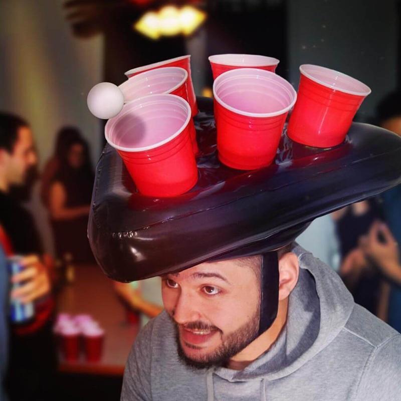 Inflatable Beer Pong Hat - RAPBLUE