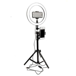 Led Ring Light Kit - Video Production Led Light - Light Stand Tripod - Iphone & Samsung Led Light Tripod - RAPBLUE