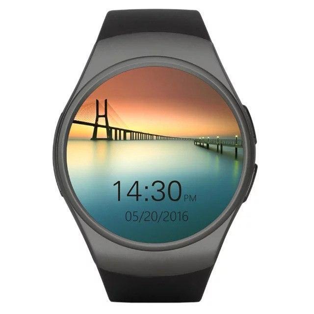 Android Samsung Full Round IPS Heart Rate Smart Watch Intelligent Watch - RAPBLUE