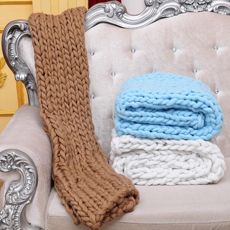 Chunky Knit Blanket - RAPBLUE