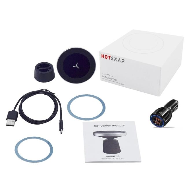 HOTSNAP™ Luxury Magnetic Wireless Car Charger - RAPBLUE
