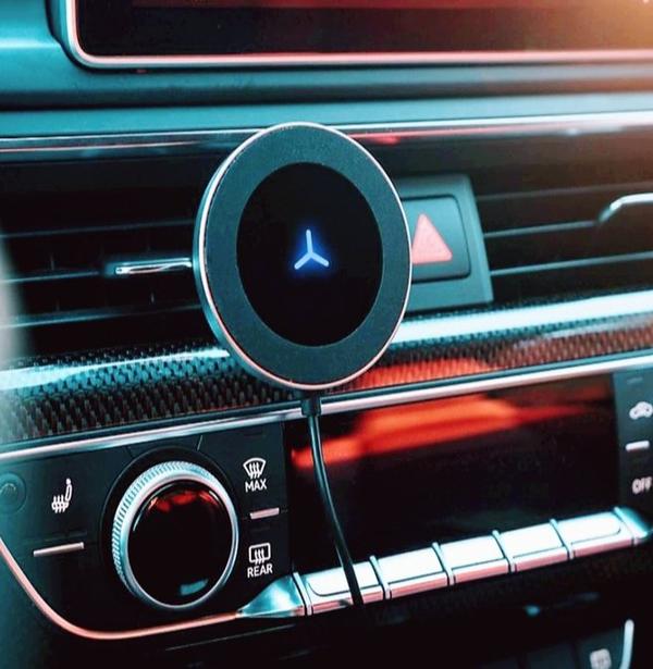 HOTSNAP™ Luxury Magnetic Wireless Car Charger - RAPBLUE
