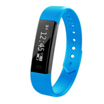 Kids fitness & activity colour tracker FOURFIT MINI tracker watch for children (Age 6+) - RAPBLUE