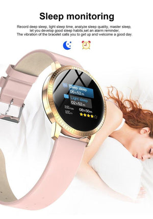 New Luxury Women's Smart Watch Heart Rate Blood Pressure Monitor Smartwatch Fitness Tracker For Android IOS - RAPBLUE