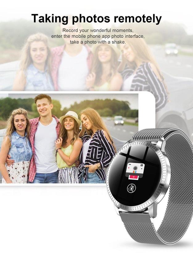 New Luxury Women's Smart Watch Heart Rate Blood Pressure Monitor Smartwatch Fitness Tracker For Android IOS - RAPBLUE