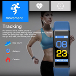 New Smart Watch Heart Rate Monitor Blood Pressure Fitness Tracker Sport Watch For IOS And Android - RAPBLUE