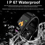 New Smart Watch Heart Rate Monitor Blood Pressure Fitness Tracker Sport Watch For IOS And Android - RAPBLUE