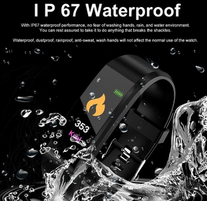 New Smart Watch Heart Rate Monitor Blood Pressure Fitness Tracker Sport Watch For IOS And Android - RAPBLUE