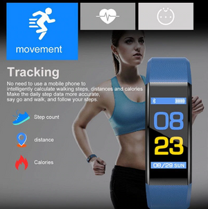 New Smart Watch Heart Rate Monitor Blood Pressure Fitness Tracker Sport Watch For IOS And Android - RAPBLUE