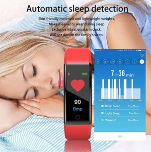 New Smart Watch Heart Rate Monitor Blood Pressure Fitness Tracker Sport Watch For IOS And Android - RAPBLUE