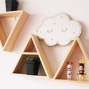 Scandinavian Style Home Decor Wooden Shelves - RAPBLUE