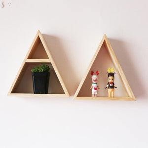 Scandinavian Style Home Decor Wooden Shelves - RAPBLUE