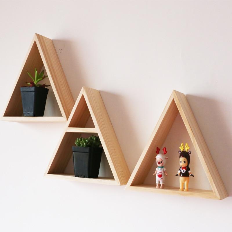 Scandinavian Style Home Decor Wooden Shelves - RAPBLUE