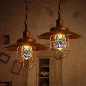 3D LED Fireworks Light Bulb - RAPBLUE