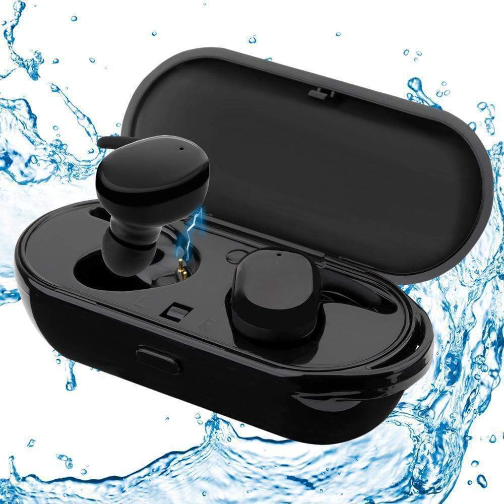 TWS True Wireless Bluetooth 5.0 Earbuds Waterproof Sport Touch Control Noise Cancelling Earphones - RAPBLUE