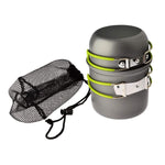 Portable Burner, Pot, and Pan Set for Camping and Traveling - RAPBLUE