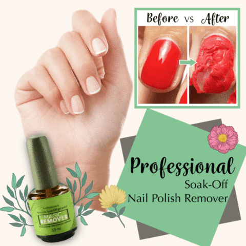 Professional soak-off nail polish remover - RAPBLUE