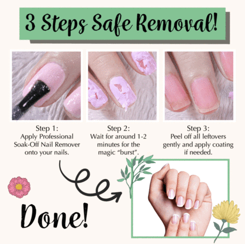 Professional soak-off nail polish remover - RAPBLUE