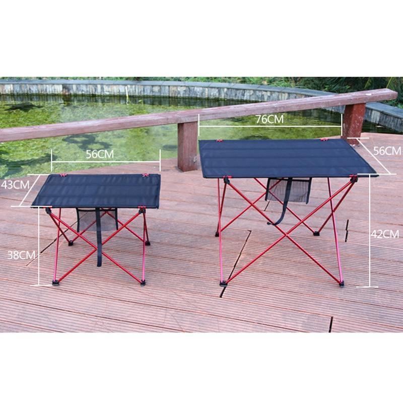 Ultralight Portable Folding Aluminum Camping Table - RAPBLUE