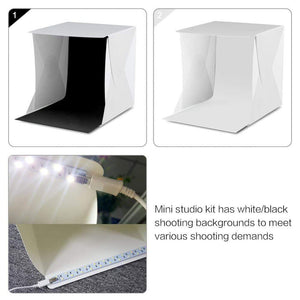 Portable Folding USB LED Light Box Studio - RAPBLUE