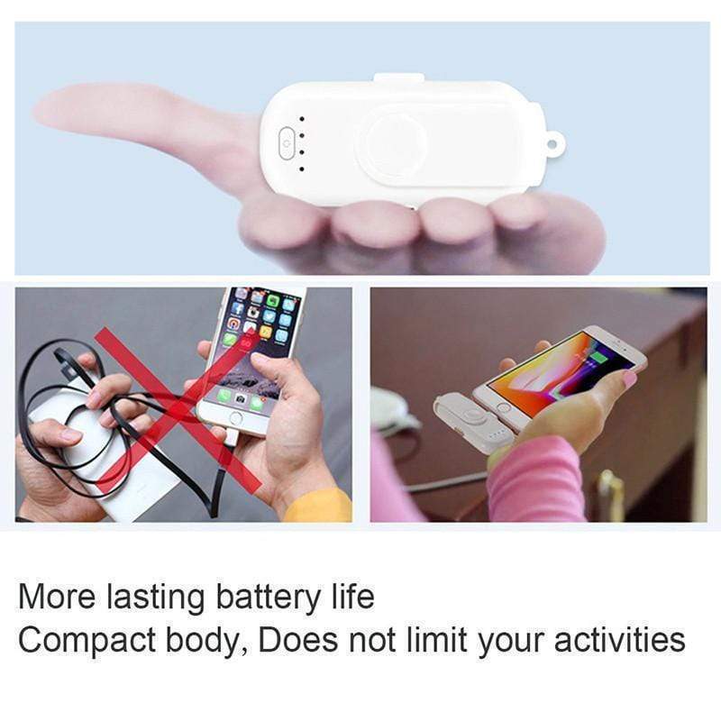 Portable Power Bank Charger - 4 Mini Magnetic Charging Packs with Charging Station Stand-Alone Powerbank for iPhone Android - RAPBLUE