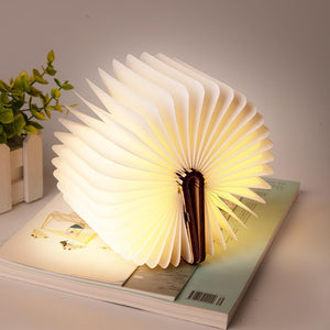 LED Magnetic Wooden Book Lamp - RAPBLUE