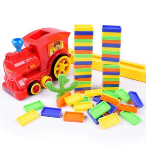 DIY Train Domino Building Blocks - RAPBLUE