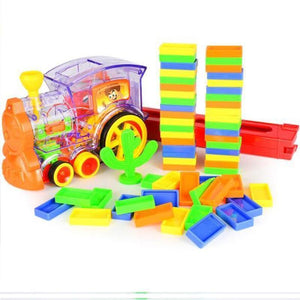 DIY Train Domino Building Blocks - RAPBLUE