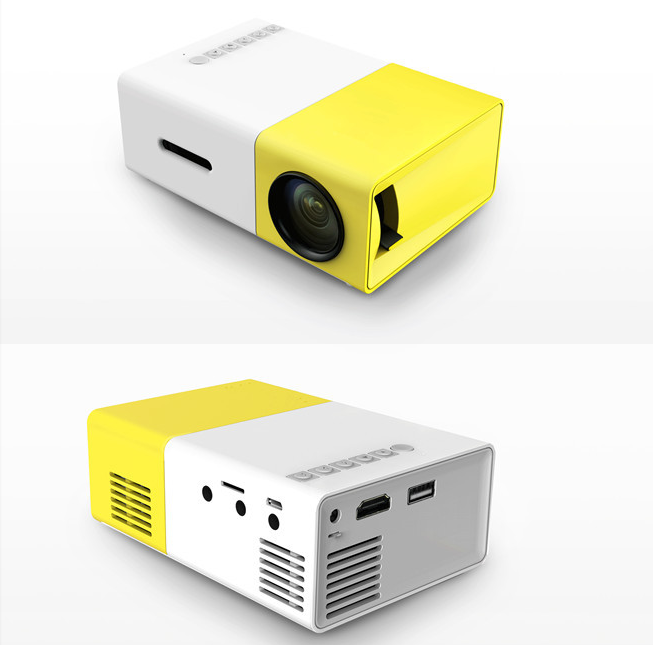 High Solution Portable LED 1080P Mini Projector - RAPBLUE