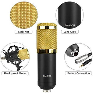 RECORDING RODE MICROPHONE - USB STUDIO MICROPHONE - BROADCAST RECORDER MIC - RAPBLUE