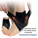 Walk-free The Adjustable Elastic Ankle Brace - Ankle Support Brace,elasticity Free Adjustment Protection Foot Bandage,sprain Prevention Sport Fitness Guard Band - RAPBLUE