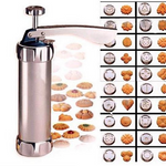 Cookie Press Biscuit Cutter Set (20 Molds & 4 Nozzles) - RAPBLUE