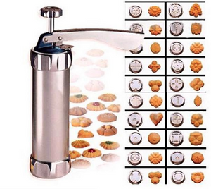 Cookie Press Biscuit Cutter Set (20 Molds & 4 Nozzles) - RAPBLUE