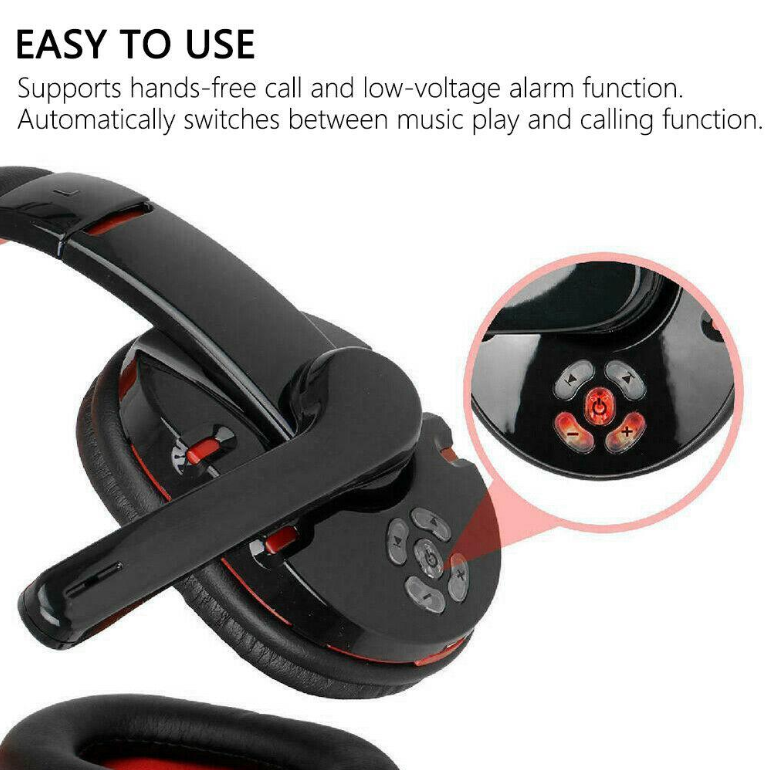 V8 Wireless Gaming Headset with Bluetooth - RAPBLUE